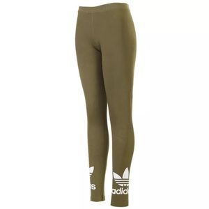 olive green adidas leggings